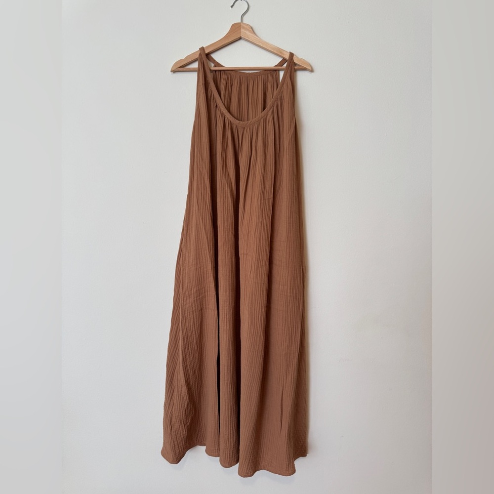 Jenni Kayne Brown Maxi Sundress